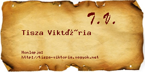 Tisza Viktória névjegykártya